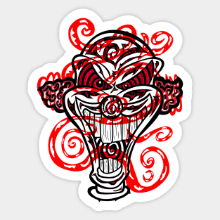 TonkiTonki the Clown Sticker